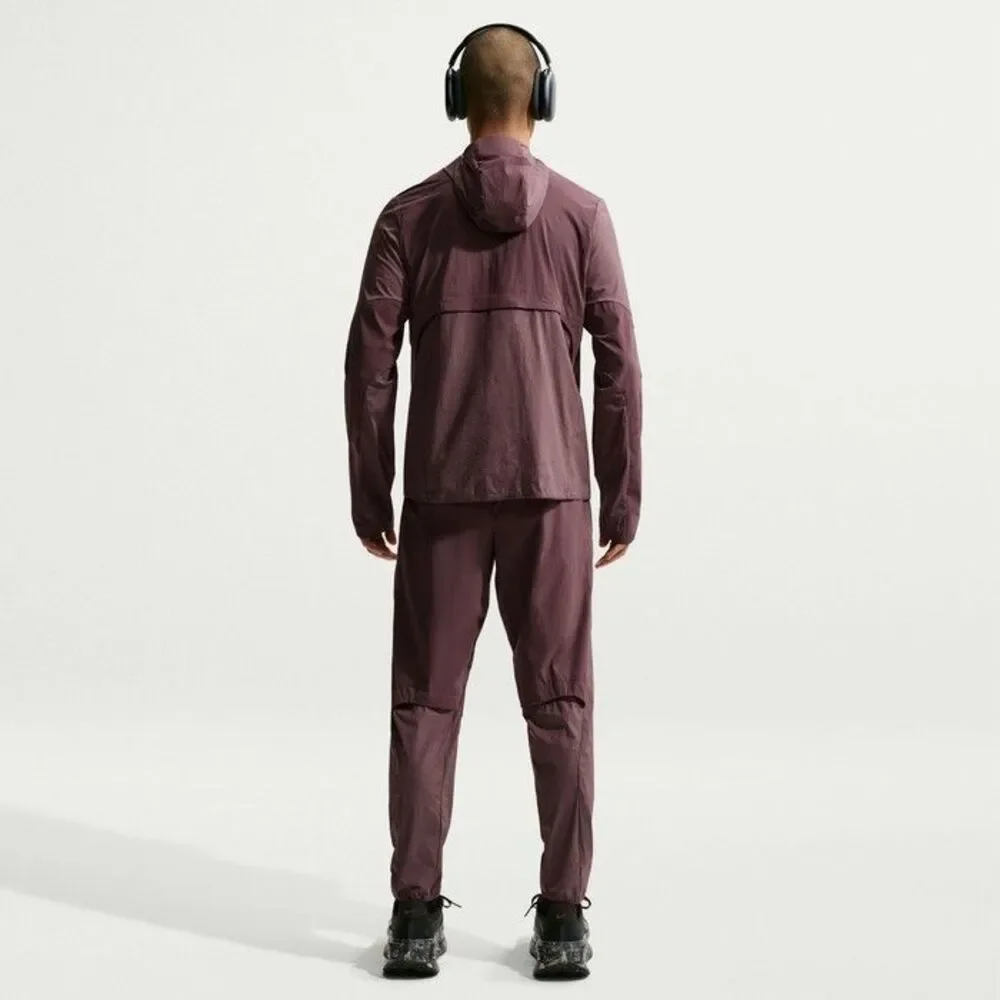 Nike Stride Plus Repel Woven Running Pants Burgundy Men's Large IF2020-674 NEW